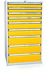 Schubladenschränke 1240 x 710 x 600 - 9x Schubladen